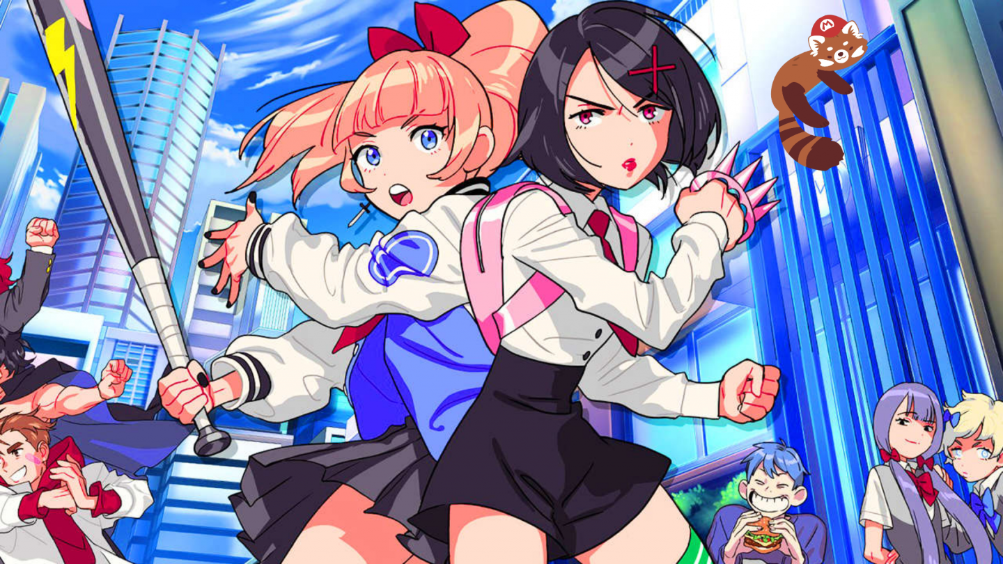 Lewd city girls. Ривер Сити girls. Ривер Сити герлз 2. River City girls игра. River City girls Nintendo Switch.