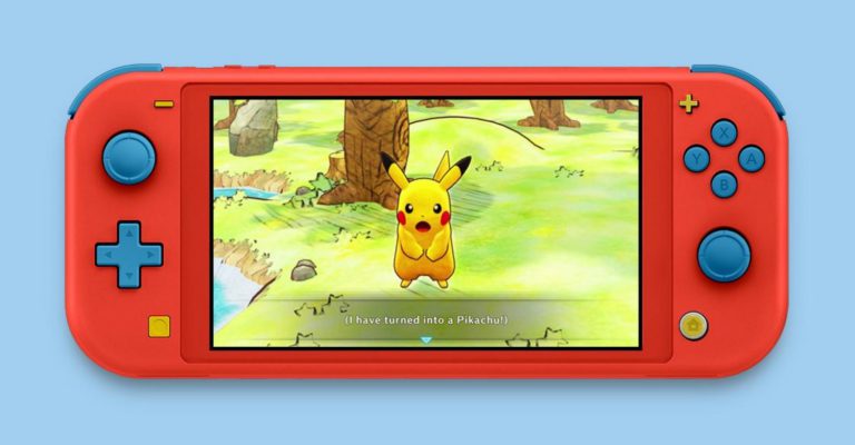 Подробнее о статье Fanart: Nintendo Switch Lite Pokemon Mystery Dungeon: Rescue Team DX Edition