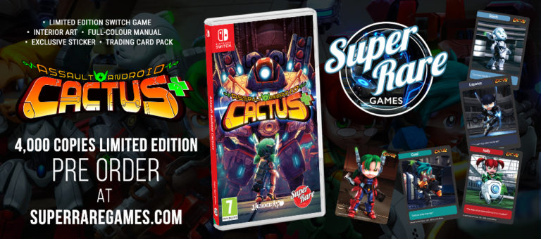 You are currently viewing Super Rare Games анонсировали выход физической версии Assault Android Cactus+