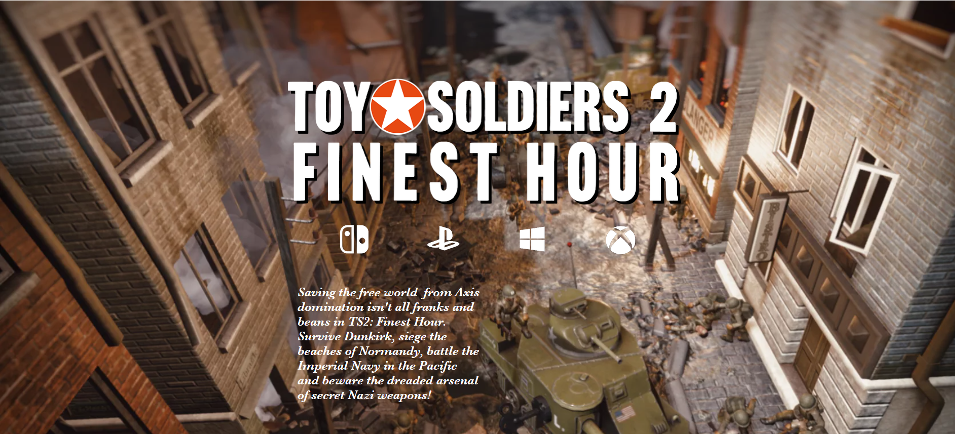 Вы сейчас просматриваете Toy Soldiers 2: Finest Hour анонсирована на Switch вместе с HD-коллекцией!