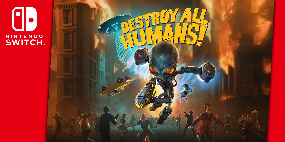 Вы сейчас просматриваете Destroy All Humans! выйдет на Switch 29 июня!