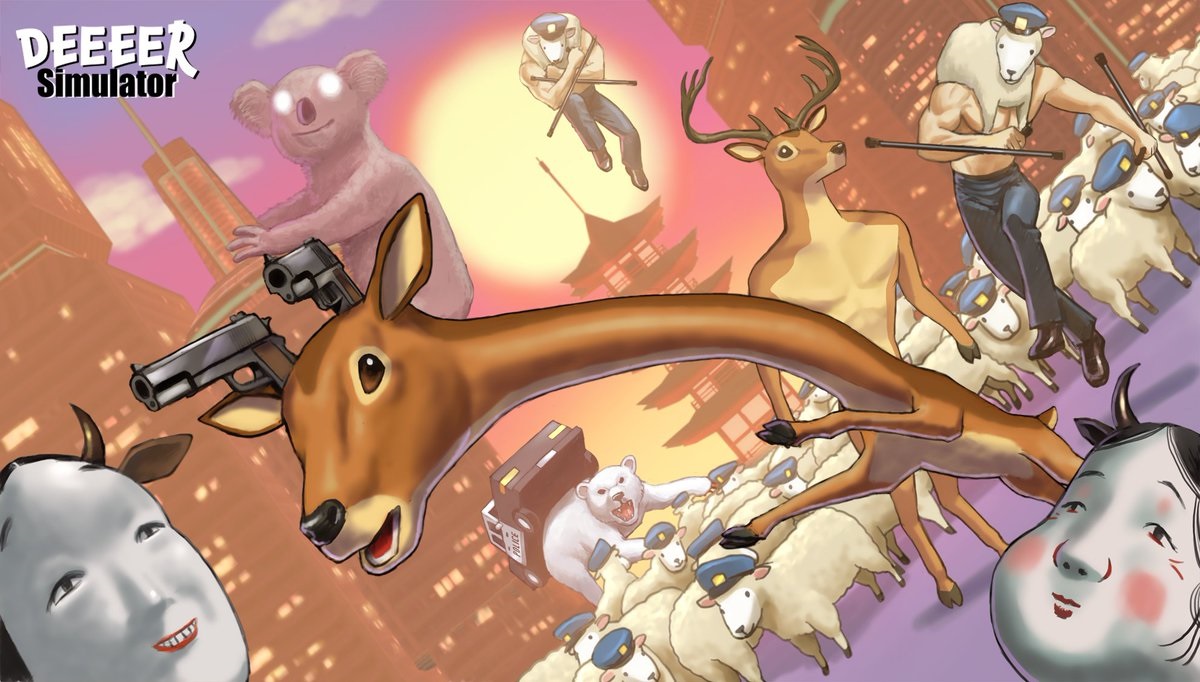 Вы сейчас просматриваете DEEEER Simulator: Your Average Everyday Deer Game выйдет на Nintendo Switch